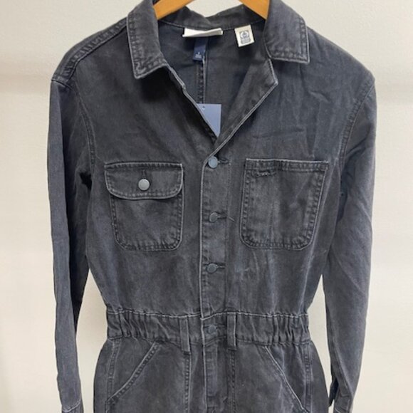 Universal Threads Black Denim Jumpsuit - Picture 3 of 6